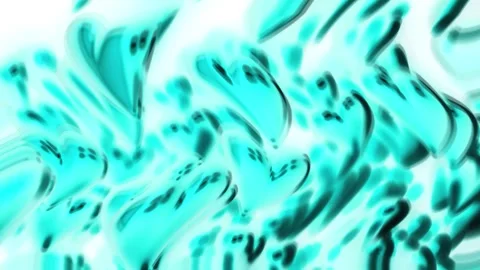 Abstract Turquoise and White Stock Footage 289117955