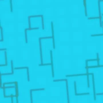 Abstract Turquoise Background with Blurred Geometric Line Pattern and Digital イラスト素材