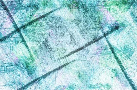 Abstract turquoise background with grunge effect Stock Illustration