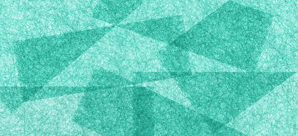 An abstract turquoise background with layers of rectangles in modern patterns イラスト素材