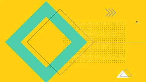 Abstract turquoise diamond shape background Stock Illustration