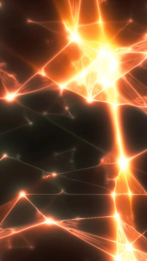 Abstract turquoise energy network with glowing nodes and connections, repre.. Stock Footage 323529178