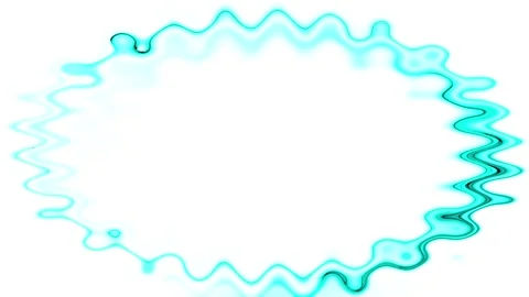 Abstract Turquoise Frame Stock Footage 284398730