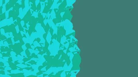 Abstract turquoise geometric shapes pattern background イラスト素材