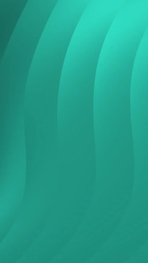 Abstract Turquoise Gradient Waves Flowing in Minimal Digital Background Stockbeeldmateriaal 335027878