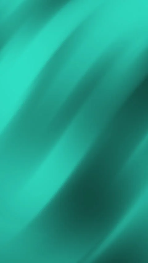Abstract Turquoise Light Streaks Flowing in Soft Blurred Background Видео 335027901