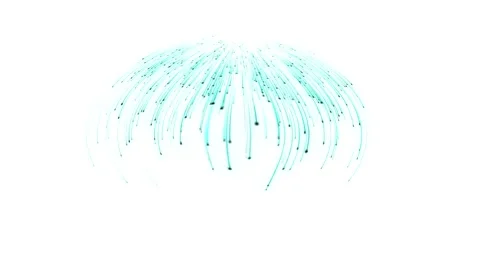 Abstract turquoise lines Stock Footage 289127892