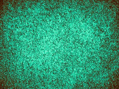 Abstract turquoise noise texture with digital grain pattern background Stock Photos