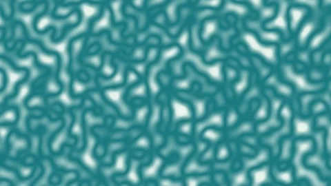 Abstract Turquoise Pattern with Meandering Lines for Artistic and Decorative Use Stock Footage 337226538