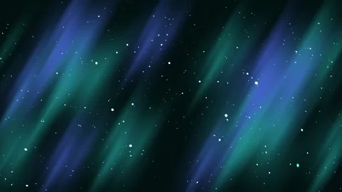 Abstract turquoise space background with luxury white particle light streaks, Stock-Footage 297869340