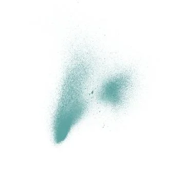 Abstract turquoise splatter brush backdrop Stock Illustration