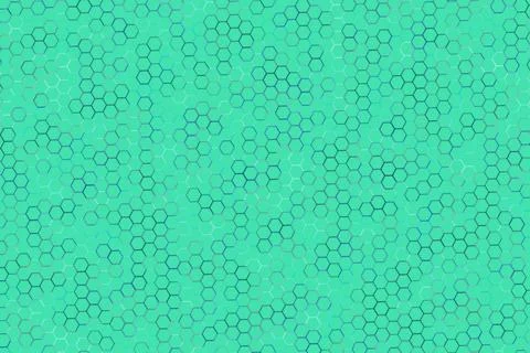 Abstract turquoise textured background with small shapes Stock Illustration