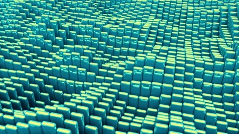 Abstract turquoise water waves texture background. Seamless blue aquatic ripple  Stock Footage 334271465