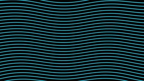 Abstract turquoise wave patterns flowing smoothly in dark void with subtle .. 库存影片 341656837