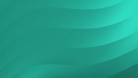 Abstract Turquoise Waves Flowing in Smooth Gradient Background 動画素材 335027862