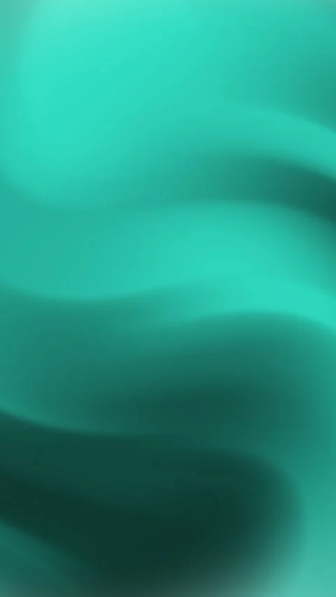 Abstract Turquoise Waves Flowing in Soft Gradient Background Видео 335027857