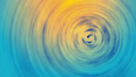 Abstract turquoise yellow background from round tunnel Stock Footage 195974965