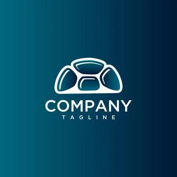 Abstract Turtle shell for element design Stock Illustration