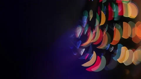 Abstract twinkling lights Stock Footage 85551664