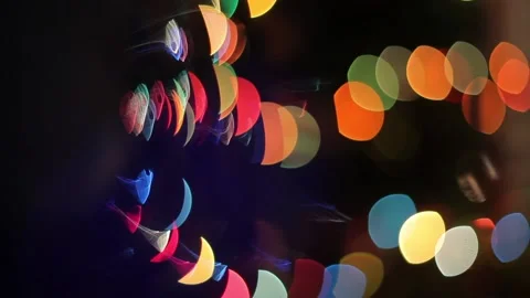 Abstract twinkling lights Stock Footage 85551685