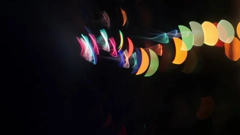 Abstract twinkling lights Stock Footage 85551696