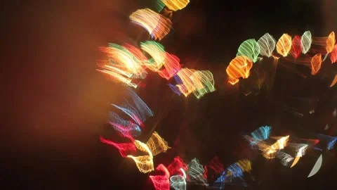 Abstract twinkling lights Stock Footage 85551737