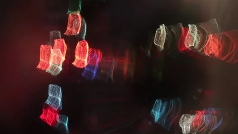 Abstract twinkling lights Stock Footage 85551747