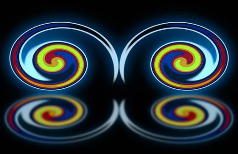 Abstract twirl background design Stock Photos
