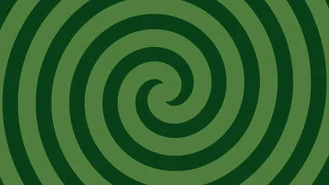 Abstract Twirl Infinite Loop on Green Background Stock Footage 318987068
