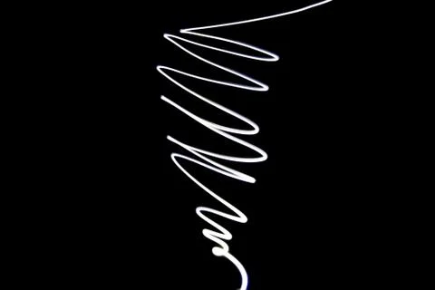 Abstract twirl pattern, made by the use of slow shutter speed. Stock Photos