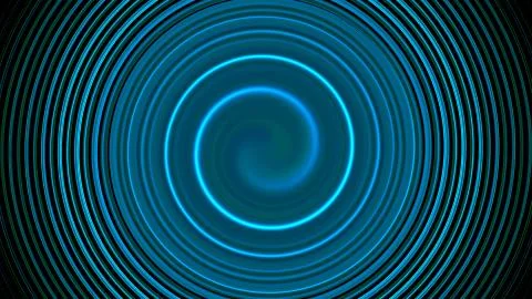 Abstract twirl spin lines, computer generated background, 3D render backgroun Stock Illustration