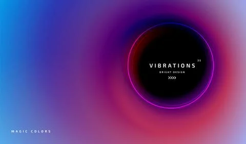 Abstract twisted background with liquid gradient Stock Illustration