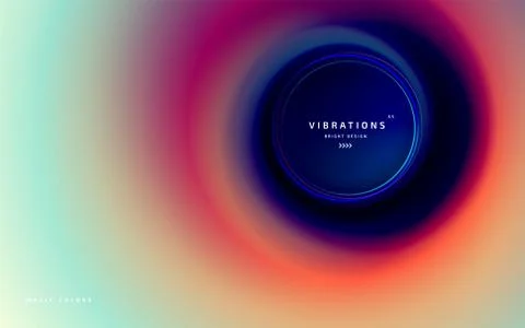 Abstract twisted background with liquid gradient Stock Illustration