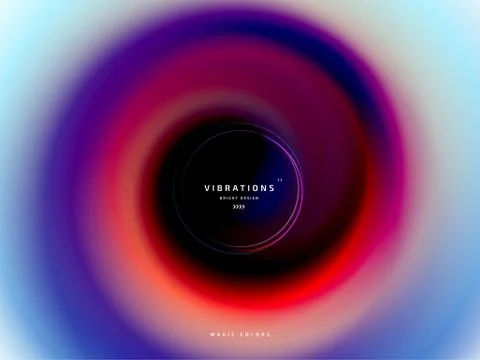 Abstract twisted background with liquid gradient Stock Illustration