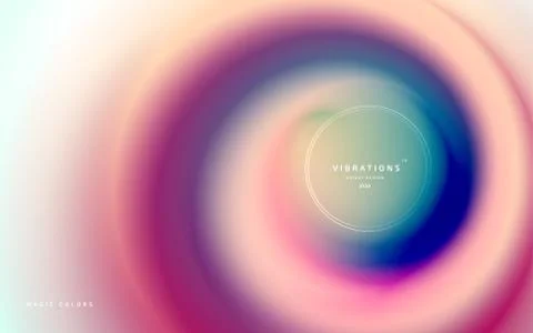 Abstract twisted background with liquid gradient Stock Illustration