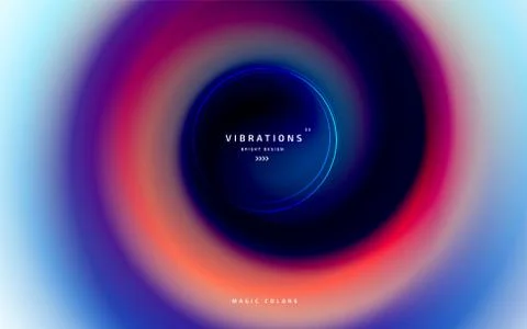 Abstract twisted background with liquid gradient Stock Illustration