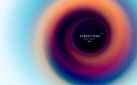 Abstract twisted background with liquid gradient Stock Illustration