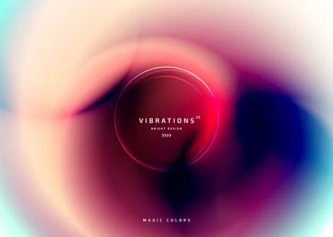 Abstract twisted background with liquid gradient Stock Illustration