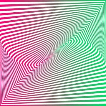 Abstract twisted background. Optical illusion of distorted surface. Twister s イラスト素材