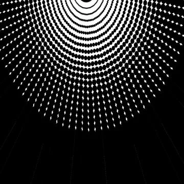 Abstract twisted black and white background. Optical illusion of distorted su イラスト素材