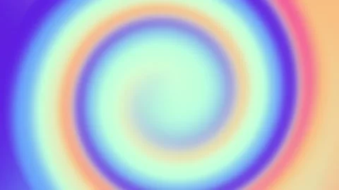 Abstract Twisted Circle Moving Smooth Gradient Animation Background Stock Footage 203889080