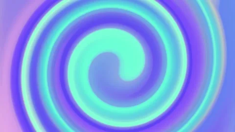 Abstract Twisted Circle Moving Smooth Gradient Animation Background Stock Footage 203889081