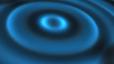 Abstract Twisted Circle Moving Smooth Blue Animation Background Stock Footage 261943340