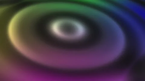 Abstract Twisted Circle Moving Smooth Gradient Animation Background Stock Footage 261943547