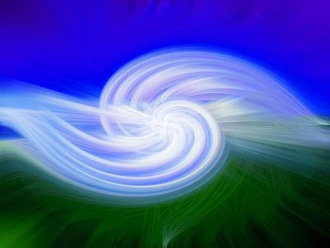 Abstract twisted light fibers effect background Stock Illustration