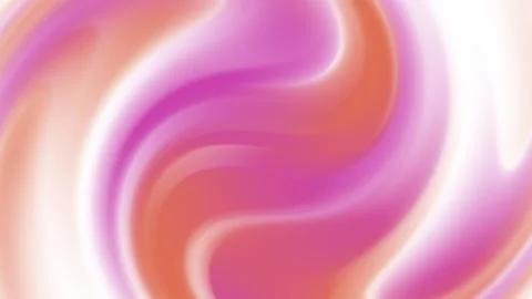 Abstract Twisted Moving Gradient Colorful Wave Animation White Background Stock Footage 203888998