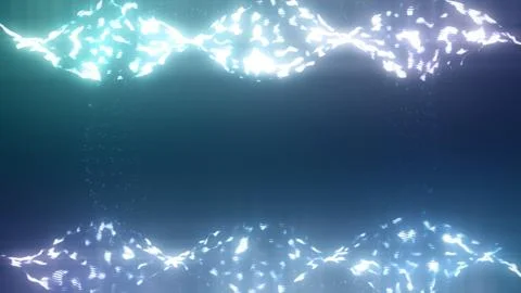 Abstract twisted particles Illustration