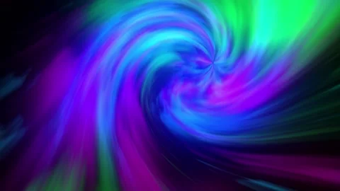 Abstract Twisted Space Gradient Animation Loop Background Stock Footage 203889060