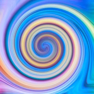 Abstract twisted twirl multicolour texture background Stock Illustration