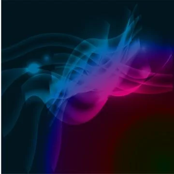 Abstract twisted waves vector Illustrazione stock